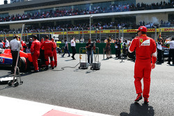 Kimi Raikkonen, Ferrari en la parrilla