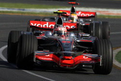 Heikki Kovalainen, McLaren Mercedes, Lewis Hamilton, McLaren Mercedes