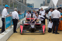 DS Virgin Racing Formula E Team in the pitlane