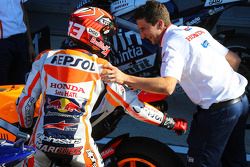 Second place qualifier Marc Marquez, Repsol Honda Team