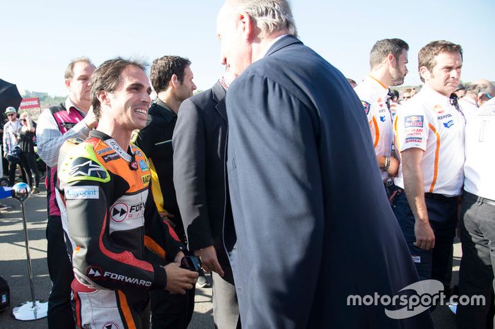 Toni Elias, Forward Racing Yamaha y El Rey Juan Carlos