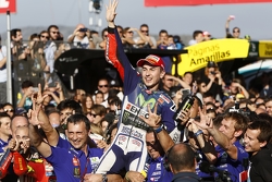 Winner and 2015 MotoGP Champion Jorge Lorenzo, Yamaha Factory Racing