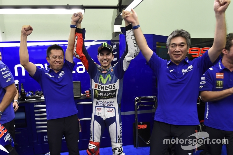 Winnaar en wereldkampioen MotoGP 2015 Jorge Lorenzo, Yamaha Factory Racing