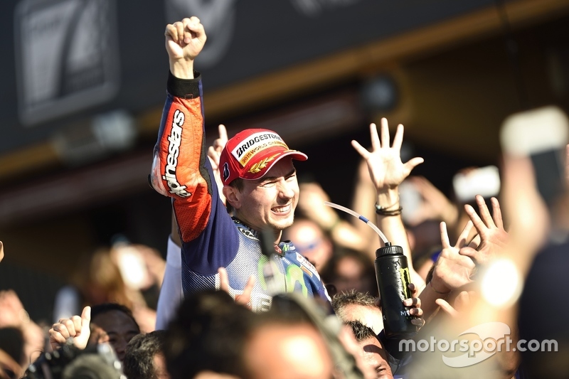 1. und Weltmeister 2015: Jorge Lorenzo, Yamaha Factory Racing