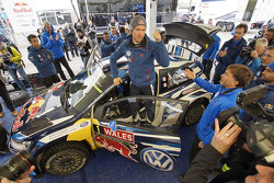 Le vainqueur Sébastien Ogier, Volkswagen Motorsport