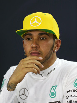 Lewis Hamilton, Mercedes AMG F1 lors de la conférence de presse de la FIA