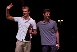 Alexander Wurz, Toyota Racing, und Mark Webber, Porsche Team