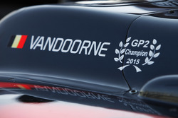 De wagen van Stoffel Vandoorne, ART Grand Prix