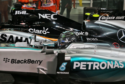 Ganador de la pole Nico Rosberg, Mercedes AMG F1 Team
