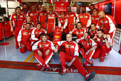 Kimi Raikkonen, Ferrari en la foto de equipo