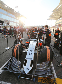La Sahara Force India F1 VJM08 di Sergio Perez, Sahara Force India F1 sulla griglia