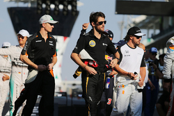 Ромен Грожан, Lotus F1 Team на параде пилотов