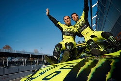 I vincitori Valentino Rossi e Carlo Cassina, Ford Fiesta