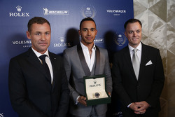Lewis Hamilton, Mercedes AMG F1 en Tom Kristensen