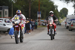 #6 Honda: Joan Barreda and #92 KTM: Antonio Gimeno