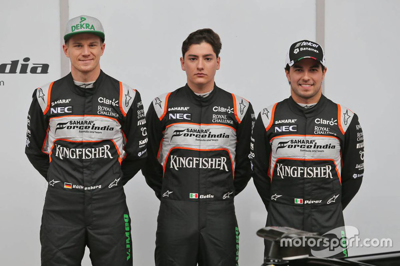 Sergio Perez, Alfonso Celis, Nico Hulkenberg - Sahara Force India F1 VJM09