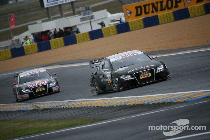 Timo Scheider, Audi Sport Team Abt, Audi A4 DTM por delante Mattias EkstrÃ¶m, Audi Sport Team Abt Sportsli