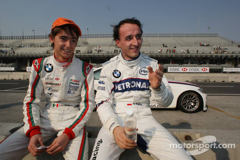 2008 Esteban Gutiérrez, Josef Kaufmann Racing y Robert Kubica, BMW Sauber F1 Team Fórmula BMW
