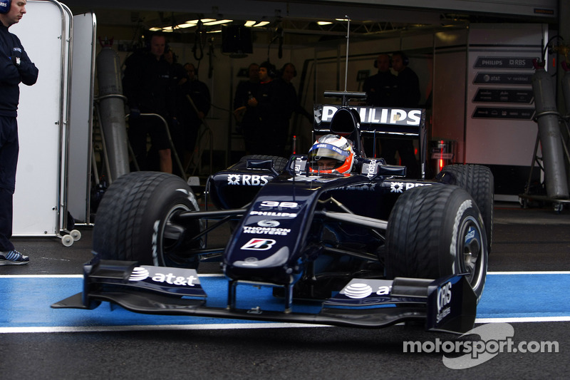 Nico Hulkenberg piloto de pruebas WilliamsF1 Team, con el FW31