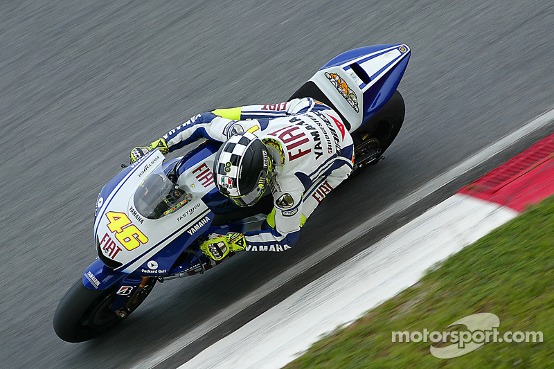 Valentino Rossi of Fiat Yamaha Team