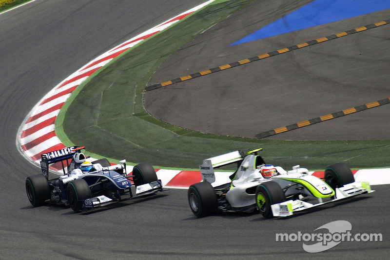 Rubens Barrichello, Brawn GP, Nico Rosberg, Williams F1 Team