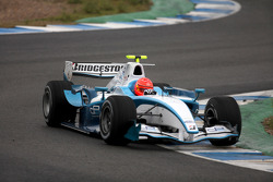 Michael Schumacher teste une GP2