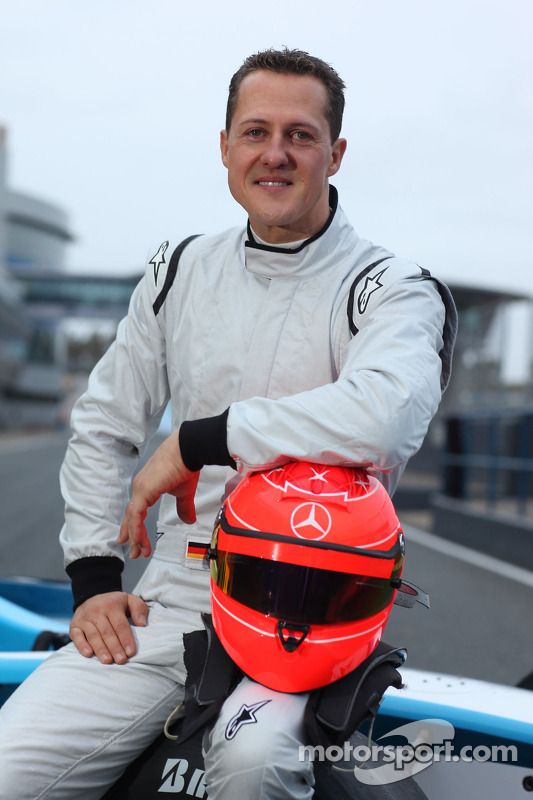 Michael Schumacher prueba un coche de GP2