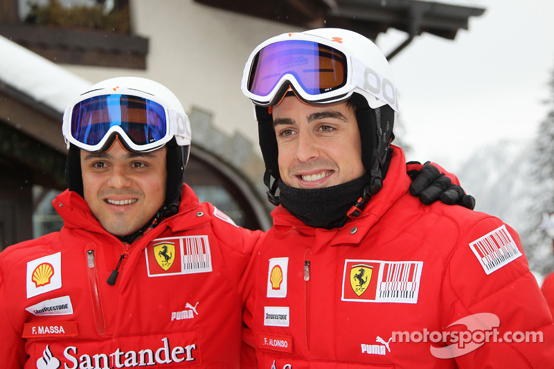 Felipe Massa and Fernando Alonso