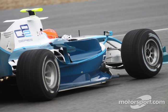 Michael Schumacher prueba un coche de GP2