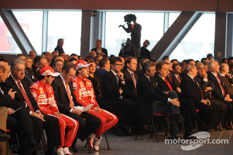 Felipe Massa, Stefano Domenicali, Fernando Alonso