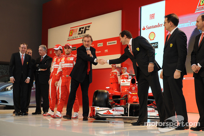 Ferrari F10 is presented