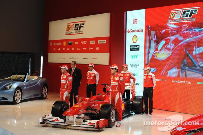 Presentación de la Ferrari F10 de 2010
