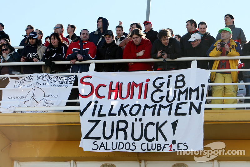 Die Fans warten auf das Formel-1-Comeback