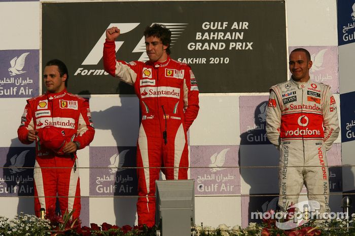 25. Fernando Alonso-Felipe Massa-Lewis Hamilton: 5º