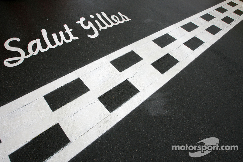 Erinnerung am Circuit Gilles Villeneuve