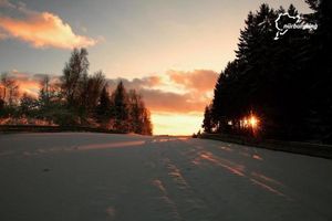 Nurburgring nevado. Foto: Nurburgring
