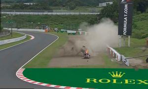 Accidente de Daniil Kvyat